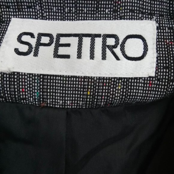 SPETTRO Men's Grey Woven Textured Buttoned Blazer - Picture 12 of 14